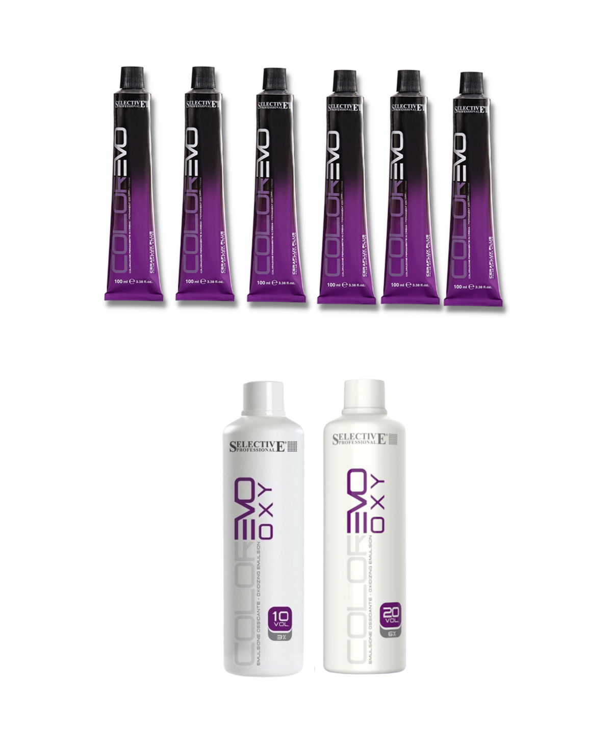 Selective Color Base SELECTIVE HAIR COLOR - Intro Kit COLOREVO 6 tubes — Boutique8084
