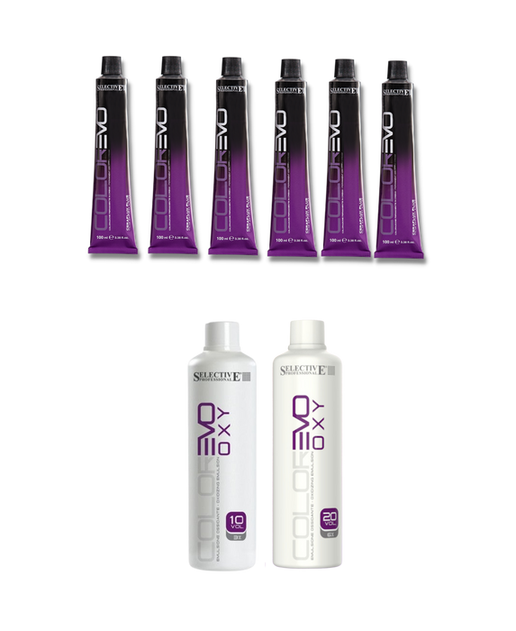 SELECTIVE HAIR COLOR - Intro Kit COLOREVO 6 tubes